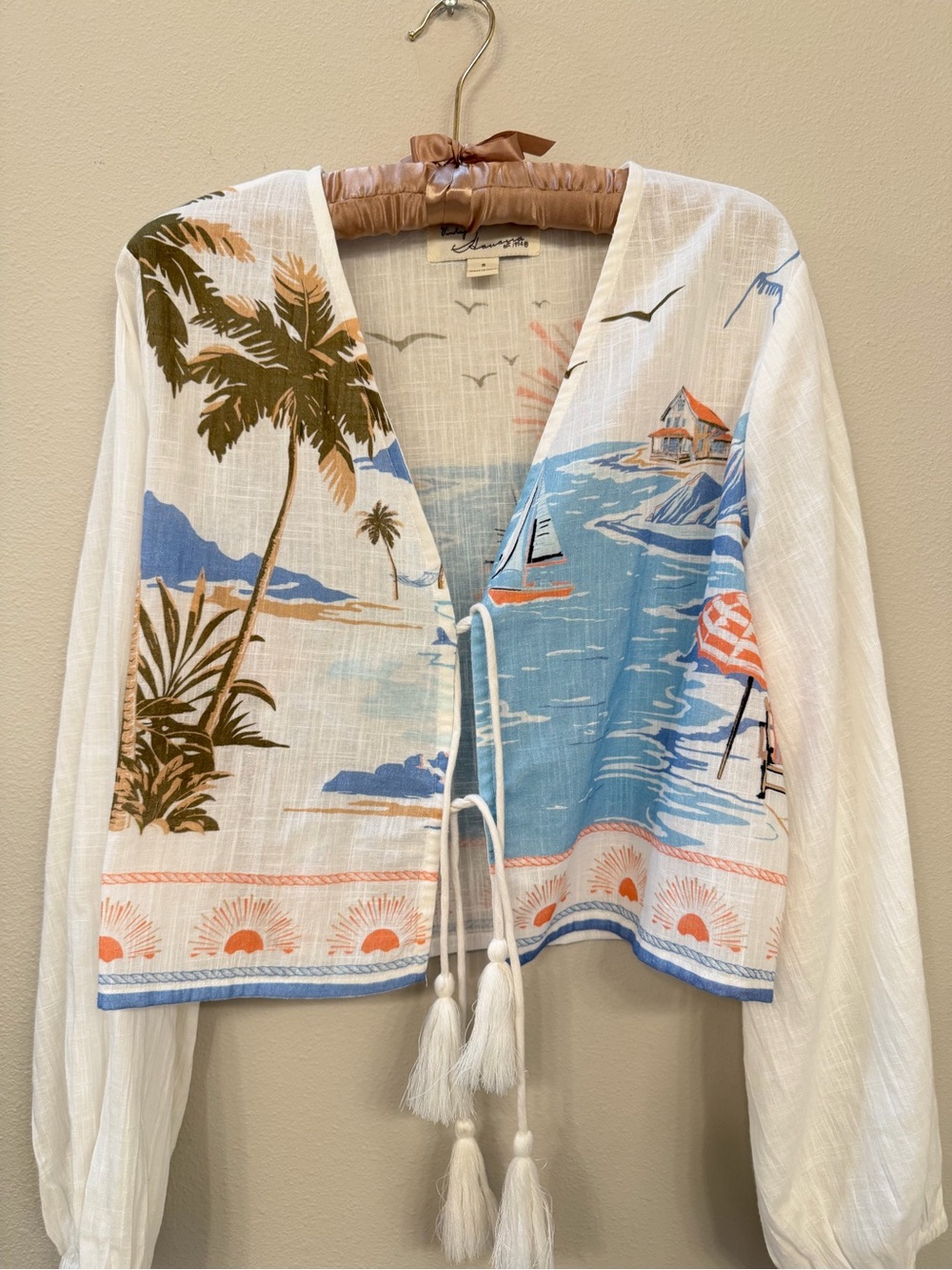 Cotton Tropical design Blouse